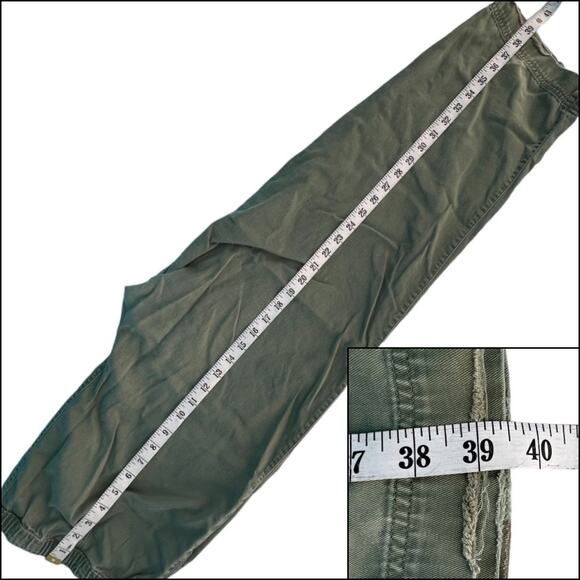 Mountain Lake Green Work Pants Size Large Khaki Green 100% Cotton - Picture 16 of 16